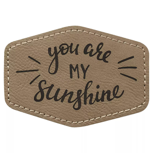 Parche en blanco de cuero láser de 12x18, productos grabables con láser para planchar, polipiel para grabado láser con 2 colores - Product Image 1