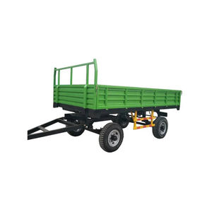 Ouvrez la remorque à plat de ferme de conception pour de grands articles de ferme ou transport de machines - Product Image 1