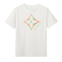 Nouveau style 2025 – T-shirts personnalisés pour hommes, coupe ample, col rond, manches courtes, 100 % coton peigné, motif lettres, tendance et élégants