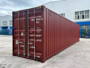 Conteneur maritime en acier international 20 pieds neuf, conteneur maritime High Cube 40 pieds 40HC 40HQ ISO pour le stockage de marchandises à vendre - Product Image 5