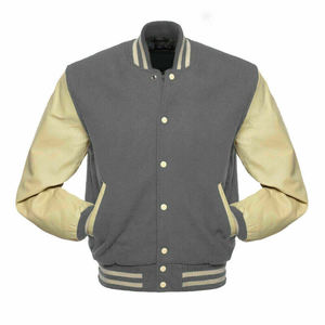 Service OEM Veste d'hiver d'université de baseball Vestes d'université en cuir de laine simple sur mesure - Product Image 5