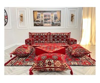 Arapça zemin kanepe oturma odası tam setleri-190cm/6feet / 75 Inch - 1 Set 10 adet-kapakları + sünger