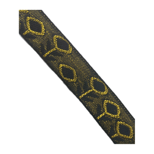 Newest Jacquard Fabric Ribbon for Hair Bows Headband Technics Style Time Lead Pattern Face Solid Color ABW - Product Image 1