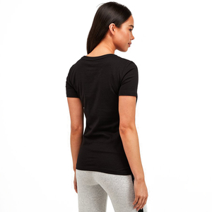 Ropa informal Precio barato Camiseta de manga corta para mujer Color atractivo Camiseta ligera con estampado de pantalla para mujer - Product Image 3