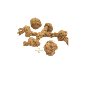 Vietchoice |   Jouet pour chien en boule de fibre de coco brute écologique avec fibre de coco et bois de café 2-5 cm Fibre grossière pour jouer et mâcher - Product Image 4