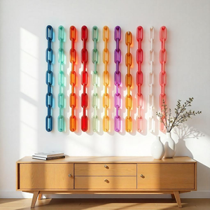 Cadena de eslabones hecha a mano y personalizada, artículo decorativo de resina para el hogar, decoración de habitación por Abdul Rehman Enterprises - Product Image 6