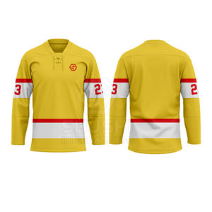 Jersey de Hockey sobre Hielo para Hombre, Personalizado con Logotipo, Color Personalizado, Impermeable, Transpirable, 100% Poliéster, Tallas Grandes, Precio Razonable, MOQ Bajo, para Venta en Línea - Product Image 2