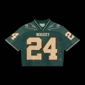 Maillots de football américain personnalisés 2025, élégants, sublimés, uniformes, col en V, entièrement personnalisables, broderie, maillots de football américain - Product Image 2