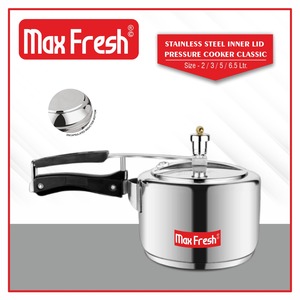 Autocuiseur Maxfresh en acier inoxydable de haute qualité, fond à sandwich, design simple - Product Image 3