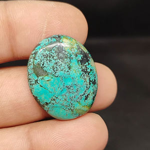 Turquesa Tibetana 100% Natural, Precio al por Mayor, Lote de Cabujes de Turquesa Tibetana Hechos a Mano para la Fabricación de Joyas - Product Image 6