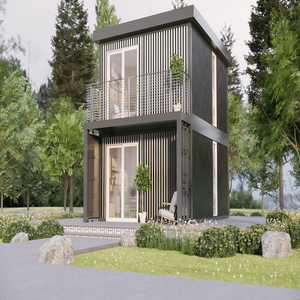 Maison préfabriquée pliable de luxe construite pour le confort et la durabilité, avec des intérieurs élégants, idéale pour les séjours en station balnéaire - Product Image 1