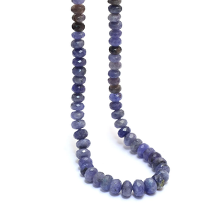 Cuentas facetadas de tanzanita de 6mm-9mm, piedra preciosa natural de tanzanita, cuentas sueltas semipreciosas para la fabricación de joyería. - Product Image 4