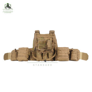 Gilet tactique en nylon/polyester de haute qualité, vente en gros personnalisée, porte-plaque réglable, multifonctionnel, découpe laser de sécurité - Product Image 3