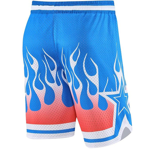 Shorts de basket-ball rétro décontractés pour hommes Shorts imprimés confortables et respirants - Product Image 6