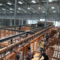 Ligne complète AUTOMATIQUE de machines de fabrication de briques en terre cuite briqueterie machines de tunnel de carreaux de céramique