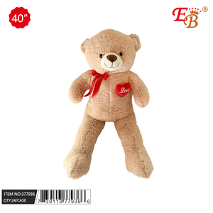 Orso bruno 40 \ "con Ribbon-4pcs a cuore/CS per le forniture di San Valentino - Product Image 1