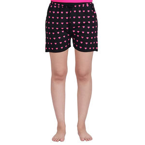 Vente à prix réduit, ensemble t-shirt et short de couleur unie pour femmes avec logo personnalisé et tableau des tailles - Product Image 2