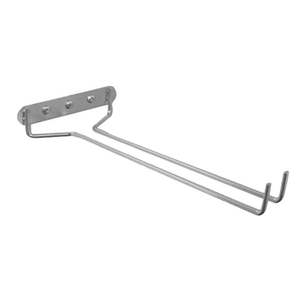 Colgador de vidrio clásico de una sola fila, organizador de latón hecho en la india, Bar, cocina, almacenamiento de vasos de vino, estante debajo del armario, 2023 - Product Image 5