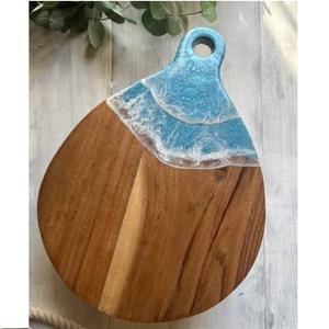 Tabla de cortar de madera de mango de aspecto excepcional para uso en la cocina, tabla de cortar de madera para cortar verduras o frutas. - Product Image 6