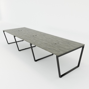 Minimalist Trapez 6-piece <b>Table</b> Base Set 360x120 cm Assembly Required-HCTC022 - Product Image 5