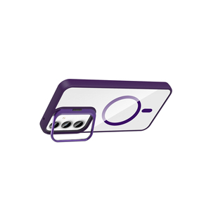 Étui compatible Netzy M-Safe pour Galaxy A35/A53 Gris Support Protection de l'objectif de l'appareil photo Électroplaté Protection spéciale pour téléphone portable - Product Image 4