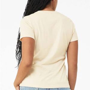Camiseta transpirable de manga corta para mujer con cuello redondo relajado - Product Image 3