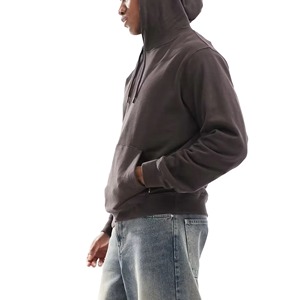Sudadera con Capucha de Algodón de Moda, Sudadera de Forro Polar Unisex, Ropa Deportiva Informal para Calle y Gimnasio con Capucha Ajustable y Bolsillos Delanteros - Product Image 2
