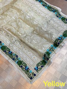 Lucknowi chikan sarees - Product Image 5