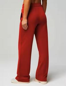 Wholesale Custom Solid Sweatpants for Women Wide Leg Sweat Pants Workout Women's <b>Leggings</b> Streetwear Jogging Pants for Women - Product Image 5