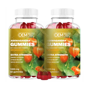 Kẹo Dẻo Ashwagandha Bổ Sung Chế Độ Ăn Uống Nhãn Hiệu Riêng Kẹo Dẻo Khoáng Và Vitamin Tổng Hợp - Product Image 1