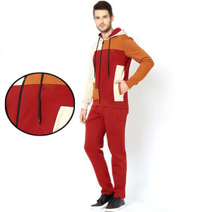 Venta al por mayor de los hombres del deporte de los trajes de bajo precio patrón sólido de entrenamiento Jogging Sport Wear - Product Image 6