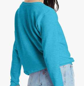 Sweat-shirt en jersey personnalisé tendance pour femmes, manches longues, coton, service OEM, toutes saisons - Product Image 6