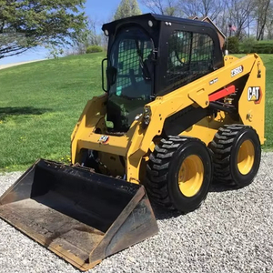 Alta calidad utilizada para CAT 236D3 Cargador frontal con motor de núcleo Comparar Rueda Skid Steer Mini Log Retroexcavadora para la venta - Product Image 1