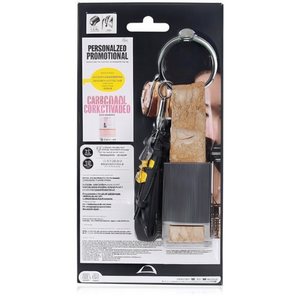 Portachiavi in Sughero Personalizzato Promozionale di Alexandra - Product Image 3