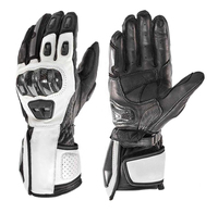Gants de moto en cuir pour l'hiver, pour hommes, antidérapants, à doigts entiers, légers, de haute qualité, avec une adhérence robuste, boutons de fixation