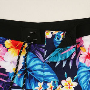 Shorts de Verano con Estampado Floral Tropical para Hombre, Shorts de Baño Elásticos con Bolsillo Lateral, Shorts de Playa - Product Image 3