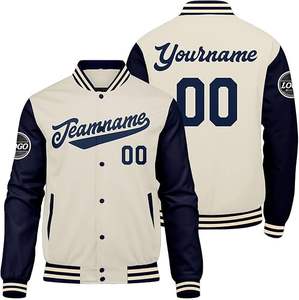 Veste universitaire personnalisée directe d'usine veste Letterman de baseball veste de basket-ball unisexe en laine et cuir de qualité supérieure - Product Image 2