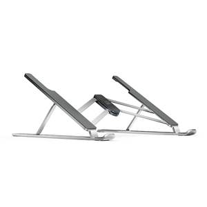 Support de tablette graphique pliable en aluminium portable pour tablettes à écran graphique de 12 à 16 pouces, angles réglables de 18 à 45 degrés - Product Image 1