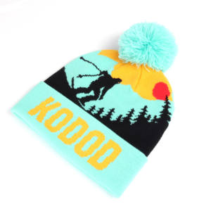 Gorros de Esquí Acrílicos Personalizables OEM, 100% Acrílico, con Diseño de Letras, Logotipo Personalizado para Fiestas, Logotipo Personalizado Reciclado, para Viajes Comunes - Product Image 1