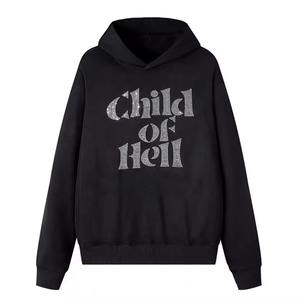 เสื้อฮู้ดสวมหัวแนวสตรีทผ้าสวมหัวมีฮู้ดโลโก้กำหนดเองได้ - Product Image 1