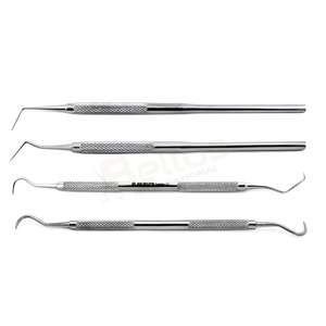 Sonda periodontal de acero inoxidable Dental de la mejor calidad y instrumento explorador de escalador herramienta de endodoncia para medición de bolsillo de goma - Product Image 3