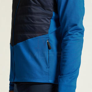 Veste Softshell d'hiver imperméable de haute qualité avec logo brodé, fermeture éclair intégrale, veste matelassée personnalisée pour homme, taille plus - Product Image 6