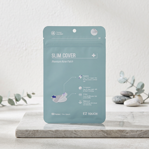 EZ Touch Slim Cover 12mm Patch anti-acné ultra-fin - Patch hydrocolloïde invisible ultra-mince - Fabriqué en Corée - Product Image 1