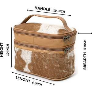 เคสเครื่องประดับหนังวัวแฟชั่นพร้อมฝาปิดซิปดีไซน์ออนไลน์ - Product Image 6