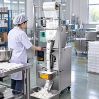 Machine de remplissage automatique de granulés en papier de qualité alimentaire, prête à l'emploi, avec pesage intelligent, formage de sacs, scellage rapide et faible déchets