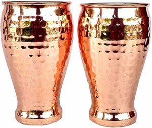 Verre à cocktail de luxe fait main en aluminium et cuivre TQC de 300 ml, finition élégante, idéal pour restaurants et bars, prix de gros - Vente chaude - Product Image 3