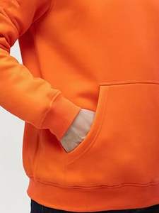 Sudaderas Casuales de Invierno para Hombre, Color Sólido, Poliéster/Algodón, Felpa, Corte Regular con Diseño de Bolsillo, Ecológicas, de Secado Rápido y Transpirables - Product Image 6