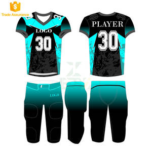 Recién llegado, conjuntos de fútbol americano Unisex hechos a medida, excelente calidad, sublimación impresa, uniforme comprimido completo - Product Image 4