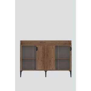 Modern Harmony Maxi Coffee Bar Cabinet 3 Door 2 Drawer Sideboard Buffet <b>Table</b> Kitchen Storage Cupboard Corner Furniture Particle - Product Image 5