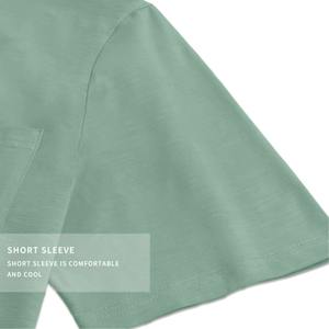 Vente flash T-shirts pour hommes toutes tailles en gros Mode colorée décontractée Personnalisez votre logo 100% coton respirant séchage rapide - Product Image 5